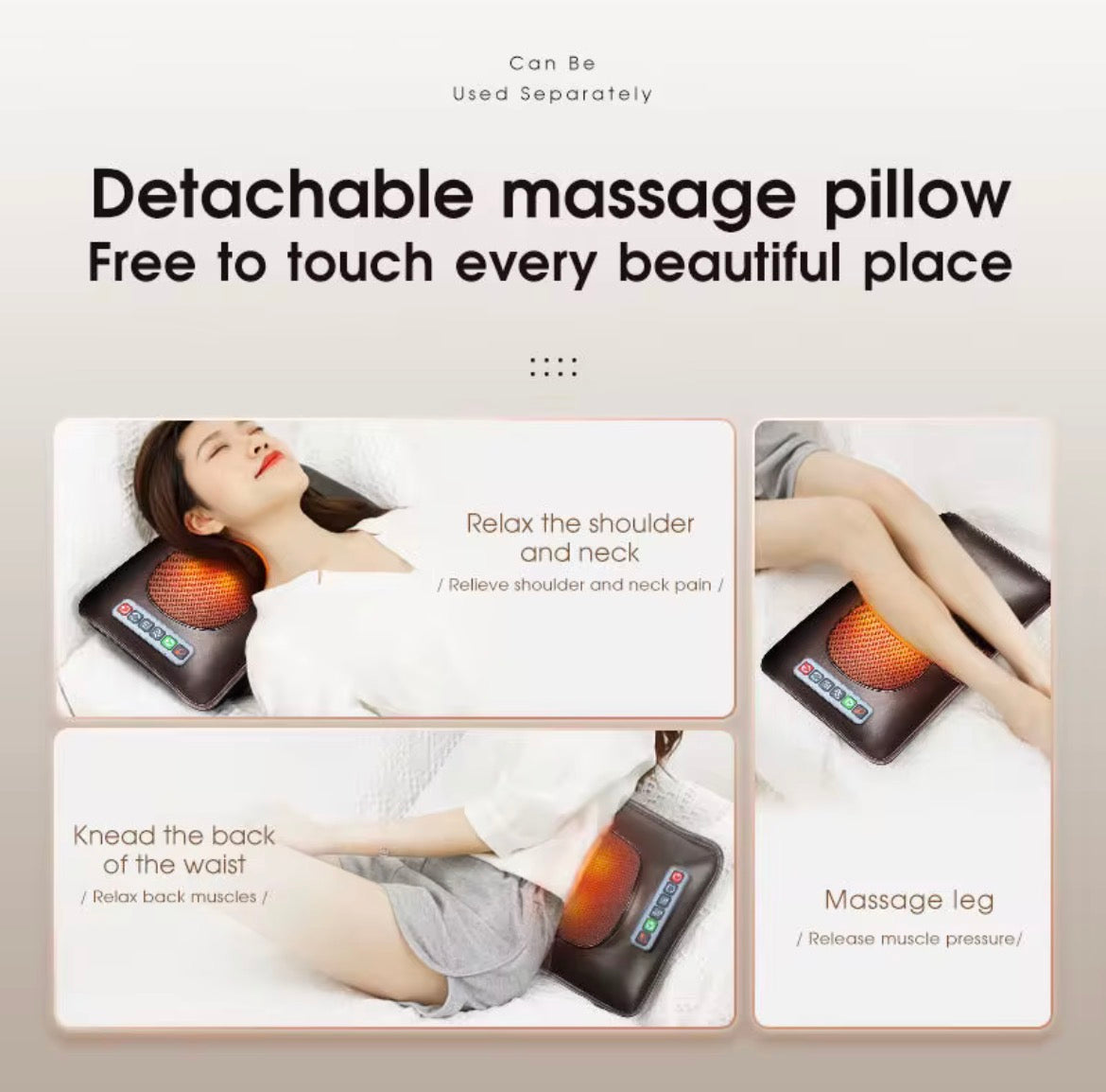 Full Body Massage Mat with Heat & Vibration Therapy