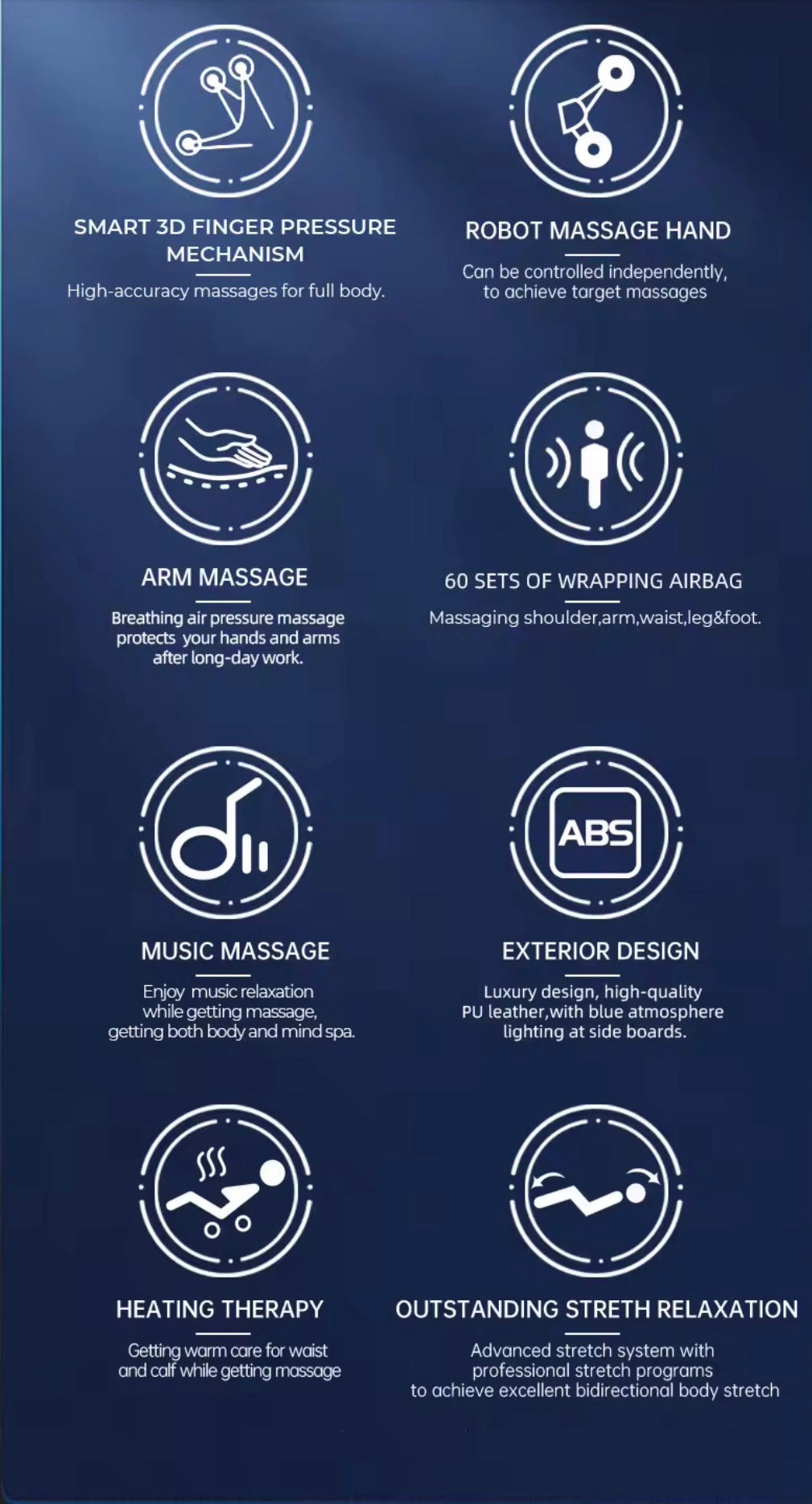 Sillón Terapéutico Inteligente 3D – Relajación Total en Casa